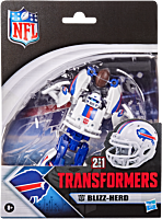 Transformers x NFL - Buffalo Bills Blizz-herd Transformers Collaborative 5.5" Action Figure