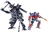 Transformers: Revenge of the Fallen - Jetfire & Optimus Prime Combiner Dramatic Capture Series Takara Tomy 9" Action Figure 2-Pack