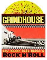 Grindhouse - Sex, Booze, Cars, Drugs, & Rock’n’Roll LP Vinyl Record (Popcultcha Exclusive Yellow with Black & Red Splatter Vinyl)