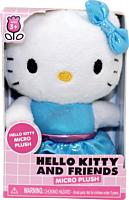 Hello Kitty and Friends - Hello Kitty in Blue Dress Micro 3" Plush