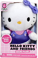 Hello Kitty and Friends - Hello Kitty in Purple Overalls Micro 3" Plush