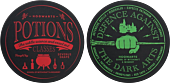 Harry Potter - Potions Class / Defense Against the Dark Arts Ceramic Coasters 2-Pack