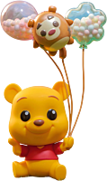Winnie the Pooh - Balloon Cosbi Collection Blind Box Hot Toys Figure (Single Unit)