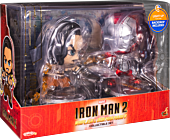 Iron Man 2 - Iron Man Mark V & Whiplash Cosbaby (S) Hot Toys Figure Collectible Set