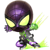 Marvel’s Spider-Man: Miles Morales - Miles Morales Purple Reign Suit Cosbaby (S) Hot Toys Figure