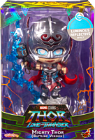 Thor 4: Love and Thunder - Mighty Thor Battling Cosbaby (S) Hot Toys Figure