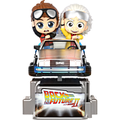 Back to the Future Part II - Marty McFly & Doc Brown CosRider Hot Toys Figure
