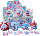 Marvel Rivals - Jeff the Land Shark Cosbi Collection Plush Keychain Blind Box Hot Toys Figure (Display of 6)