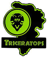 Jurassic Park - Triceratops Map Enamel Pin