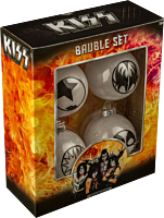 Kiss - Christmas Baubles (Set of 4) by Ikon Collectables