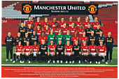 Manchester United FC - Team 2012/13 Poster