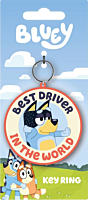 Bluey - Best Driver In the World PVC Rubber Keychain