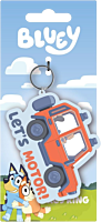 Bluey - Let's Motor! PVC Rubber Keychain