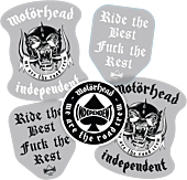 Motorhead - Motorhead x Independent Sticker 5-Pack