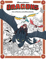 How to Train Your Dragon - DreamWorks Dragons: The Official Coloring Book Paperback Book