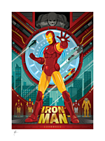 Iron Man - Iron Man Fine Art Print by Mike Mahle