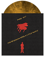 Yard Act - You're Gonna Need A Little Music LP Vinyl Record (Indie Exclusive Gold Marble Coloured Vinyl)