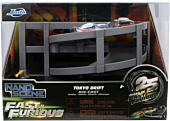 Fast & Furious - Tokyo Drift Garage Nano Metalfigs Nano Scene Die-Cast Figure Playset