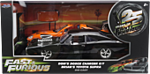 Fast & Furious - Dom's Dodge Charger R/T & Brian's Toyota Supra 1/24th Scale Die-Cast Vehicle Replica 2-Pack