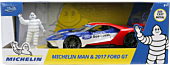 Michelin Man - Michelin Man & 2017 Ford GT 1/24th Scale Die-Cast Vehicle Replica