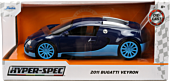 Hyper-Spec - 2011 Bugatti Veyron (Blue 2-Tone) 1/24th Scale Die-Cast Vehicle Replica