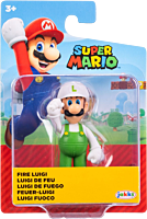 Super Mario - Fire Luigi World of Nintendo 2.5" Scale Mini Figure (Wave 58)