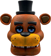 Five Nights at Freddy's - Freddy Fazbear Deluxe Collector Helmet 1:1 Scale Life-Size Prop Replica