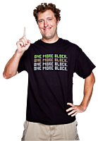 Minecraft - One More Block Black Male T-Shirt