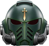 Warhammer 40,000 - Dark Angels Mk. X Helmet 1:1 Scale Life-Size Prop Replica