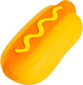 Keycraft - The Big Squij Hot Dog Jumbo Squishy Toy