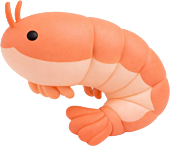 Keycraft - The Big Squij Shrimp Jumbo Squishy Toy