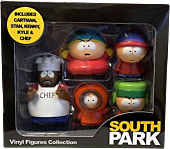 South Park - Cartman, Kenny, Kyle, Stan, and Chef 2.5" Vinyl Figure 5-Pack