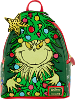 Dr. Seuss: How the Grinch Stole Christmas! - Tree Light-Up Plush 10" Faux Leather Mini Backpack
