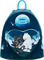 How to Train Your Dragon 3: The Hidden World - Toothless & Light Fury 10" Faux Leather Mini Backpack