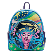 Jimi Hendrix - Psychedelic Landscape Glow in the Dark 11” Faux Leather Mini Backpack