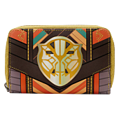 Black Panther - Okoye Cosplay 4” Faux Leather Zip-Around Wallet