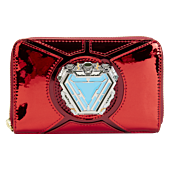 Iron Man - 15th Anniversary Cosplay 4” Faux Leather Zip-Around Wallet