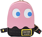 Pac-Man - Pinky Ghost Glow-in-the-Dark 8" Faux Leather Crossbody Sling Bag