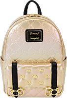 Hello Kitty and Friends - 50th Anniversary Metallic Gold 10" Faux Leather Mini Backpack