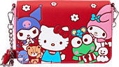 Hello Kitty and Friends - Colour Block 8" Faux Leather Crossbody Bag