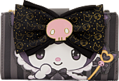 Hello Kitty & Friends - Kuromi 20th Anniversary 4” Faux Leather Bi-Fold Wallet