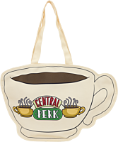 Friends - Central Perk Coffee Cup Oversize 18" Canvas Tote Bag