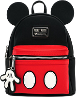 Mickey Mouse - Classic Cosplay Ear 10" Faux Leather Mini Backpack