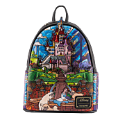 Beauty and the Beast (1991) - 30th Anniversary Belle Castle 10” Faux Leather Mini Backpack