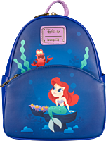 The Little Mermaid (1989) - Under Sea 10” Faux Leather Mini Backpack
