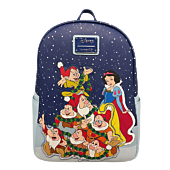 Snow White and the Seven Dwarfs (1937) - Holiday 12” Faux Leather Mini Backpack