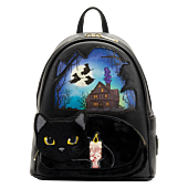 Hocus Pocus - Binx Pocket 10” Faux Leather Mini Backpack