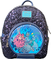 Disney Villains - Hades Snow Globe 10” Faux Leather Mini Backpack