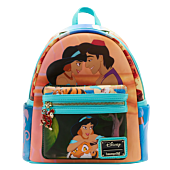 Aladdin (1992) - Scenes 10” Faux Leather Mini Backpack