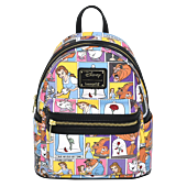Beauty and the Beast (1991) - Comic 10” Faux Leather Mini Backpack